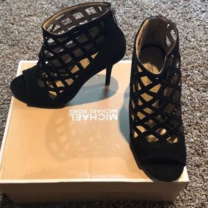 New never worn Michael Kors cage booties